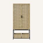 Natural 2 Door Wardrobe